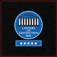 Lawyers of Distinction, Recognizing Excellence in Civil Litigation, 2020